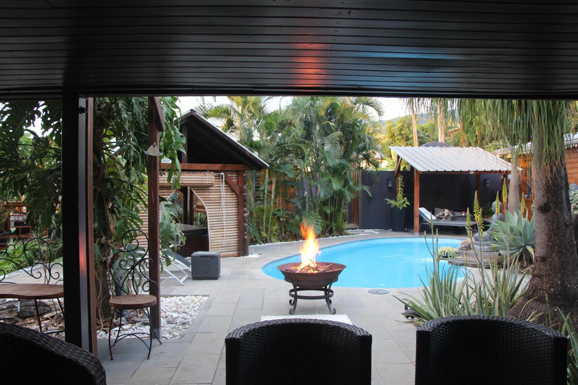 La Liane De Jade 974-Lodge Le Palissandre - Jacuzzi Privatif - Piscine Chauffee Le Bois de Nefles  Zewnętrze zdjęcie