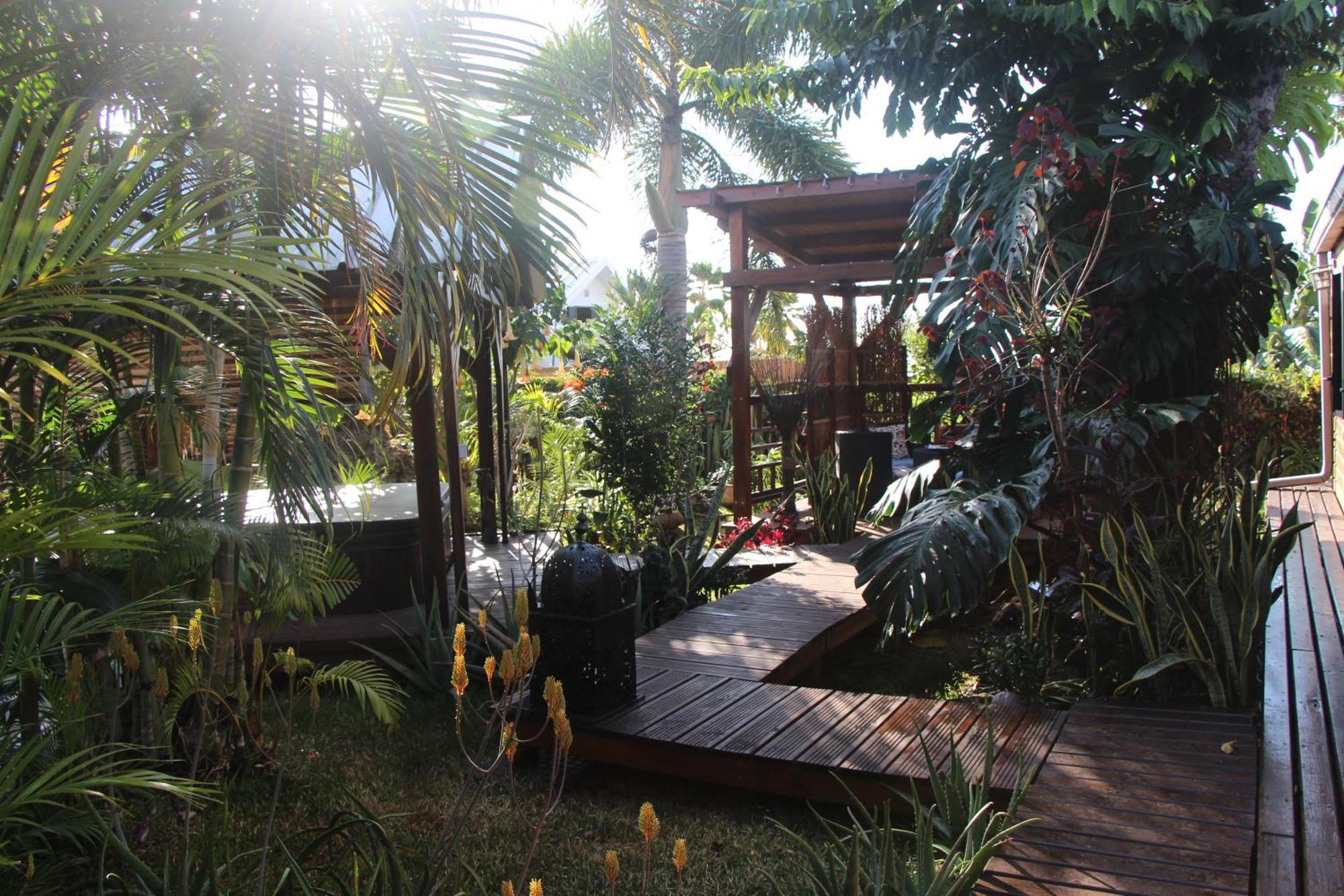 La Liane De Jade 974-Lodge Le Palissandre - Jacuzzi Privatif - Piscine Chauffee Le Bois de Nefles  Zewnętrze zdjęcie