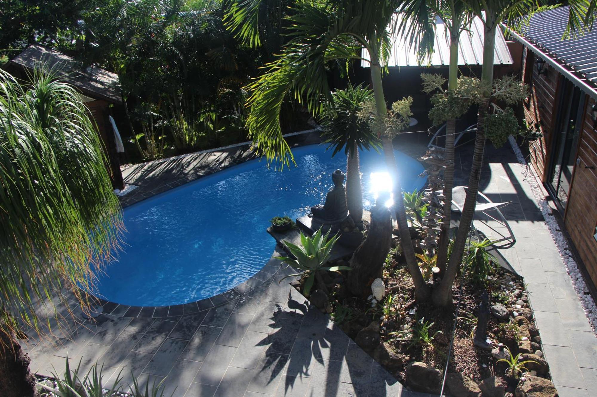 La Liane De Jade 974-Lodge Le Palissandre - Jacuzzi Privatif - Piscine Chauffee Le Bois de Nefles  Zewnętrze zdjęcie